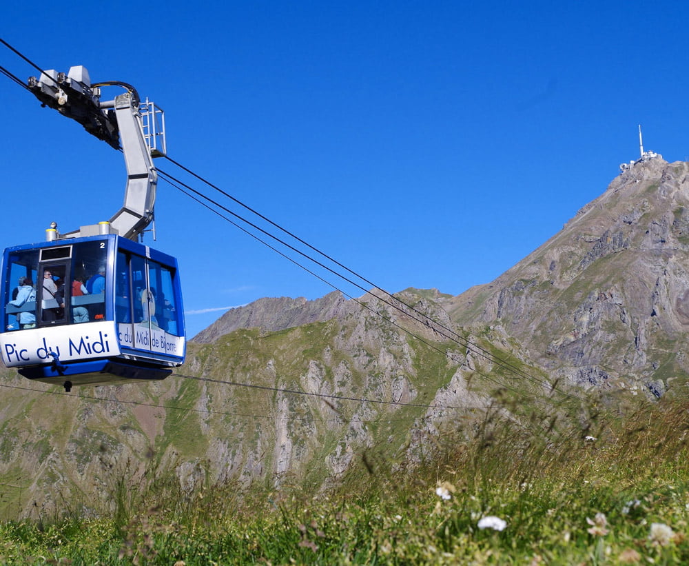Le Pic du Midi et le col du Tourmalet l'été