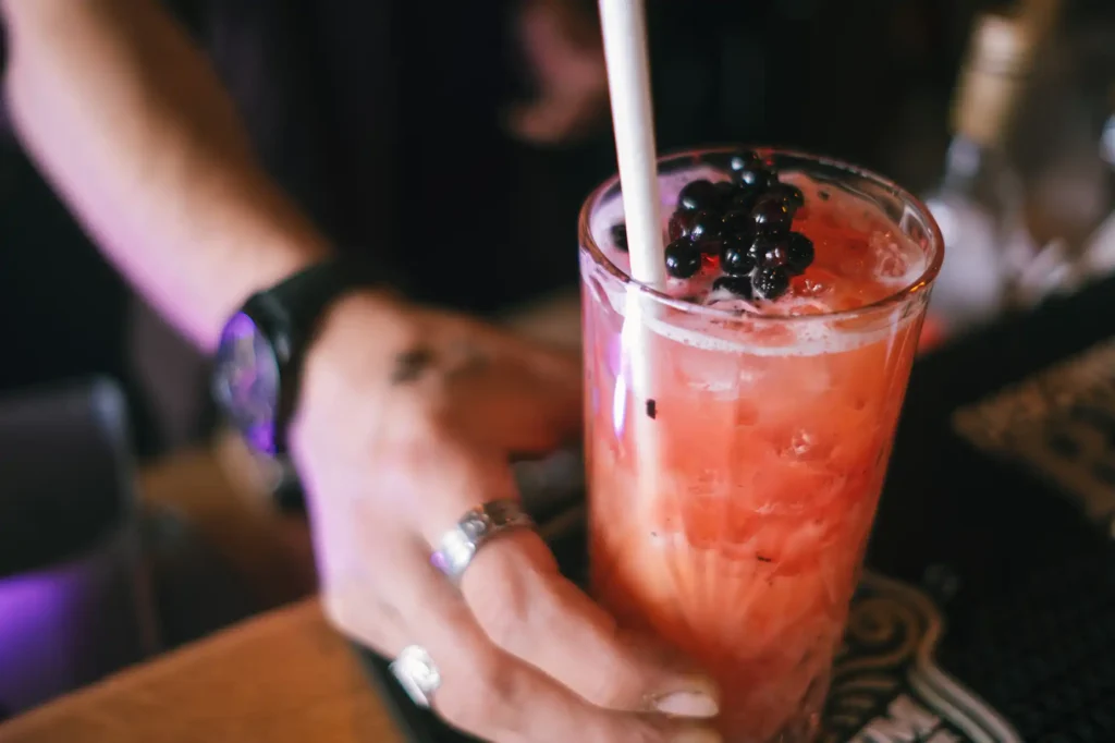 cocktail fruit rouge